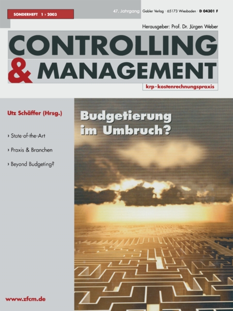 Budgetierung im Umbruch ?, PDF eBook