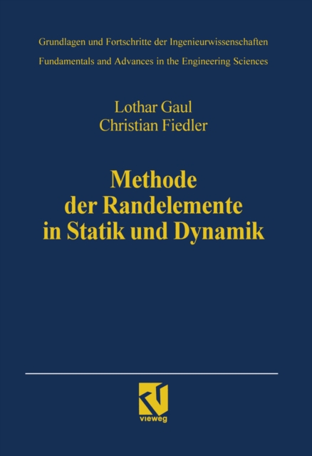 Methode der Randelemente in Statik und Dynamik, PDF eBook