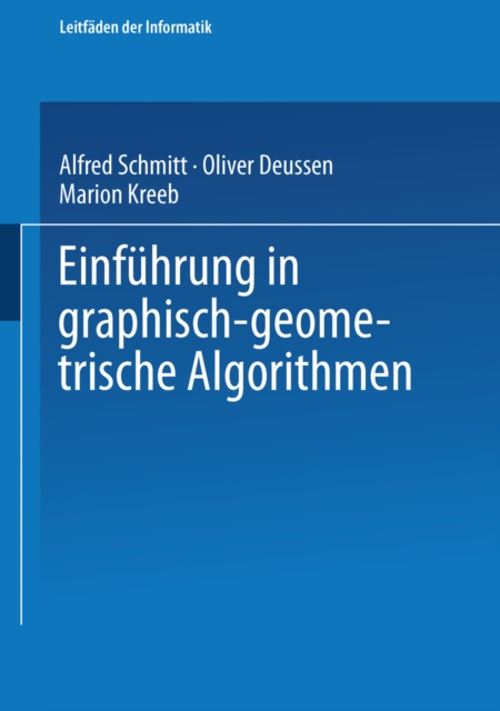 Einfuhrung in graphisch-geometrische Algorithmen, PDF eBook