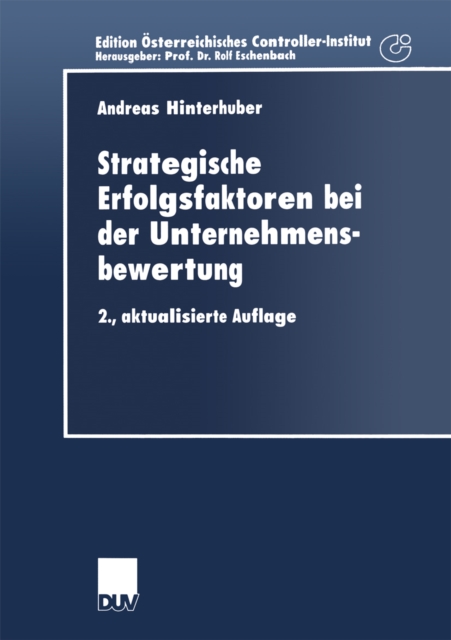 Strategische Erfolgsfaktoren bei der Unternehmensbewertung : Ein konzeptionelles Rahmenmodell, PDF eBook