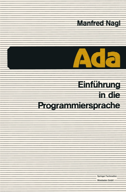 Einfuhrung in die Programmiersprache Ada, PDF eBook