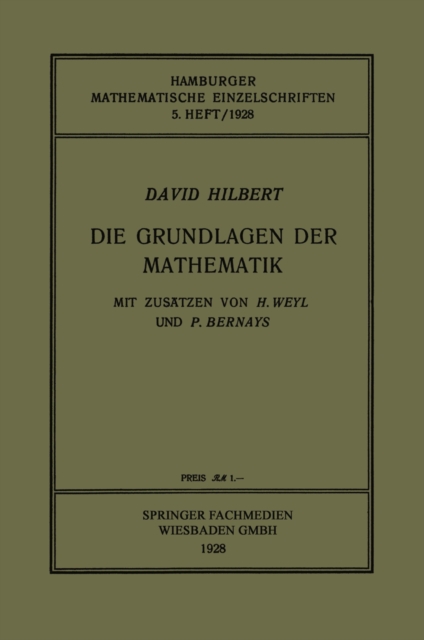 Die Grundlagen der Mathematik, PDF eBook