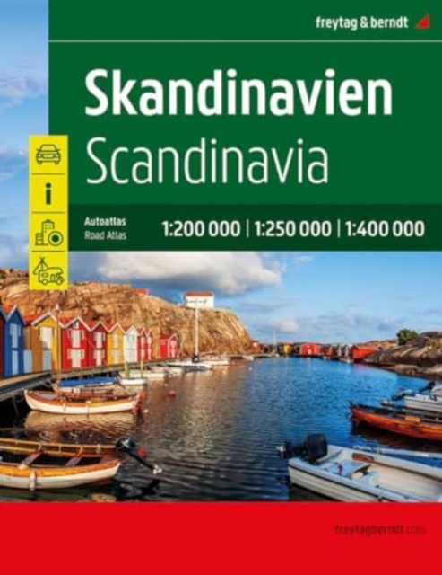 Scandinavia Road Atlas, Sheet map, folded Book