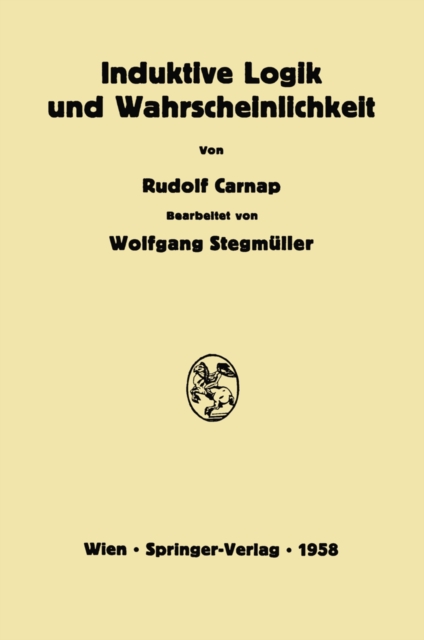 Induktive Logik und Wahrscheinlichkeit, PDF eBook