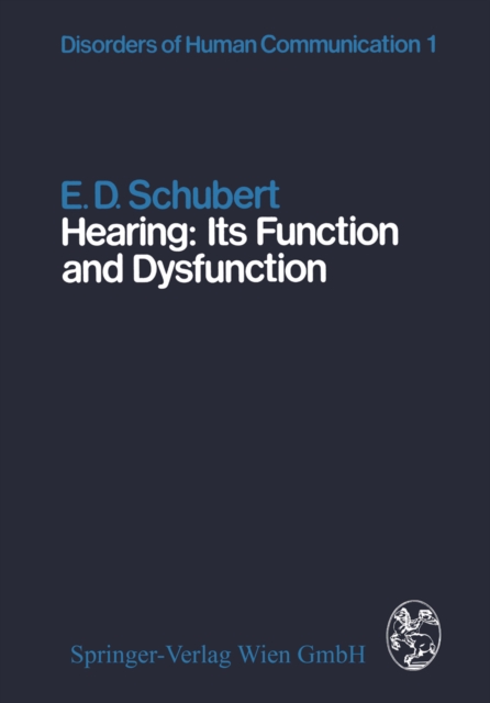 Hearing: Its Function and Dysfunction, PDF eBook