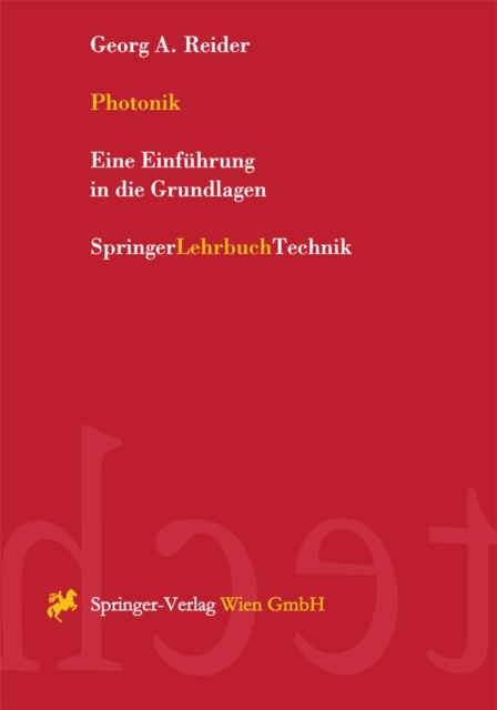 Photonik : Eine Einfuhrung in die Grundlagen, PDF eBook