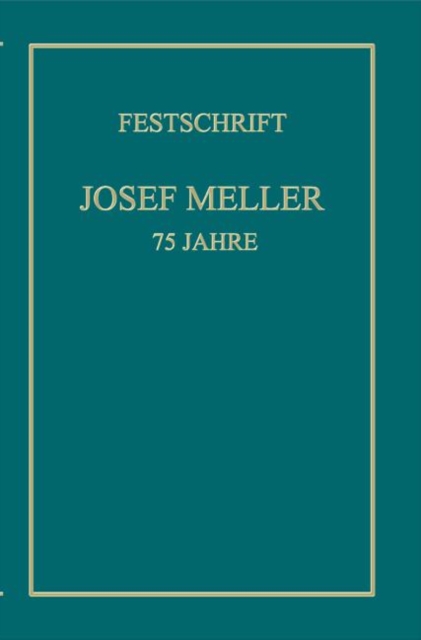 Festschrift Josef Meller : 75 Jahre, PDF eBook