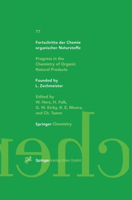Fortschritte der Chemie organischer Naturstoffe : Progress in the Chemistry of Organic Natural Products, PDF eBook