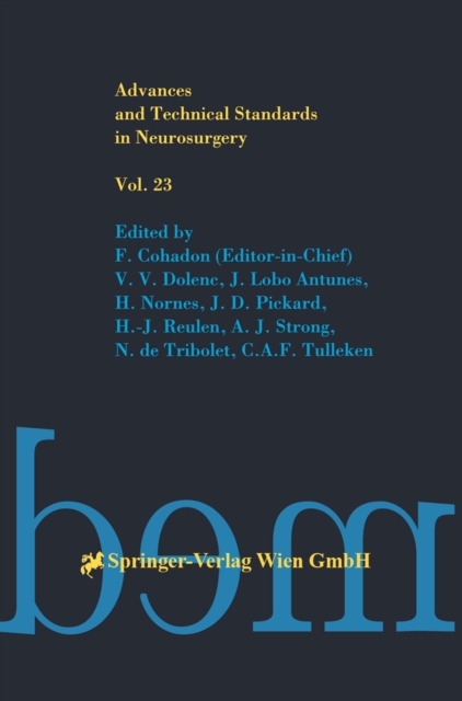 Advances and Technical Standards in Neurosurgery, PDF eBook