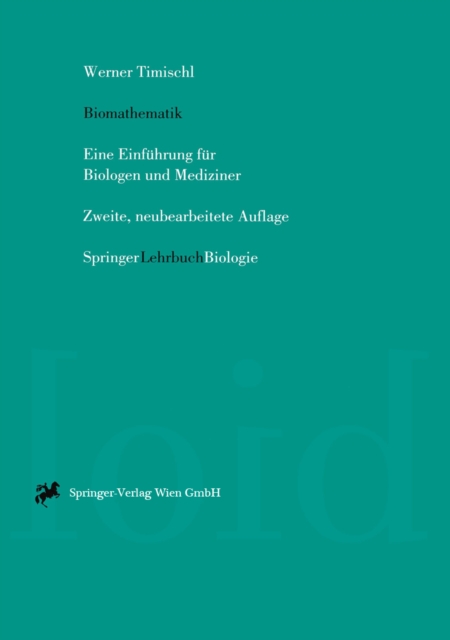 Biomathematik : Eine Einfuhrung fur Biologen und Mediziner, PDF eBook