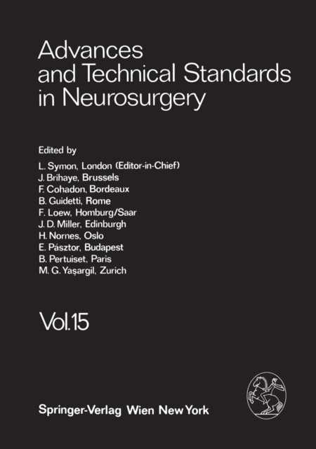 Advances and Technical Standards in Neurosurgery, PDF eBook