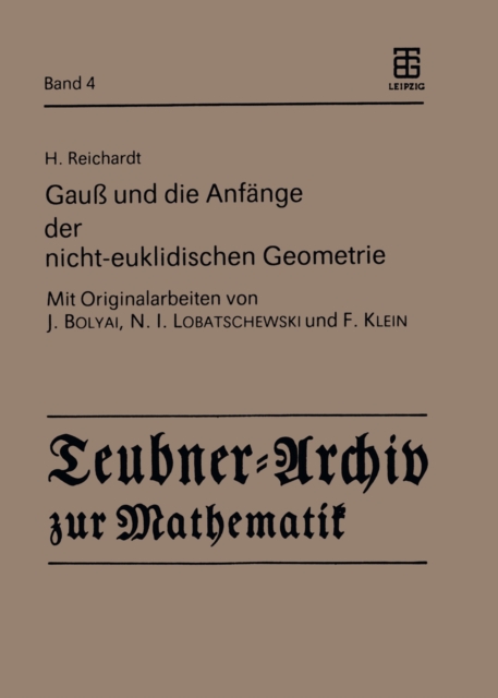 Gau und die Anfange der nicht-euklidischen Geometrie, PDF eBook