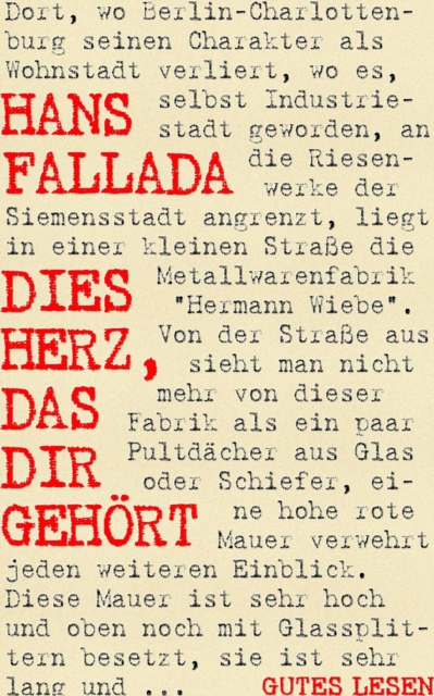 Dies Herz, das dir gehort, EPUB eBook