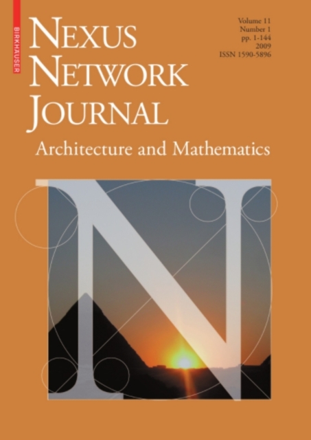 Nexus Network Journal 11,1 : Architecture and Mathematics, PDF eBook