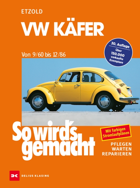 VW Kafer 9/60-12/86 : So wird's gemacht - Band 16, PDF eBook