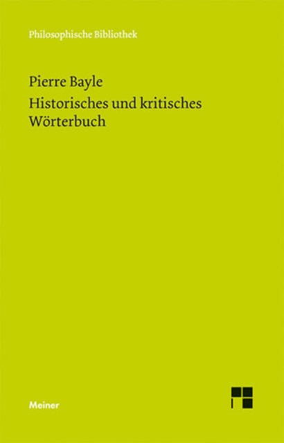 Historisches und kritisches Worterbuch : Eine Auswahl, PDF eBook
