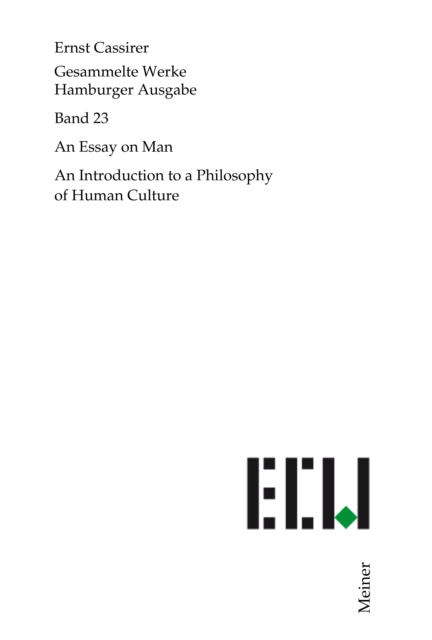 An Essay on Man : An Introduction to a Philosophy of Human Culture., PDF eBook
