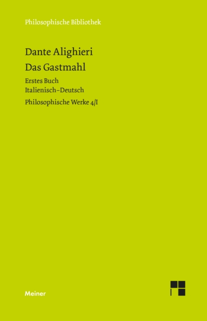 Das Gastmahl. Erstes Buch : Philosophische Werke Band 4/I. Zweisprachige Ausgabe, PDF eBook