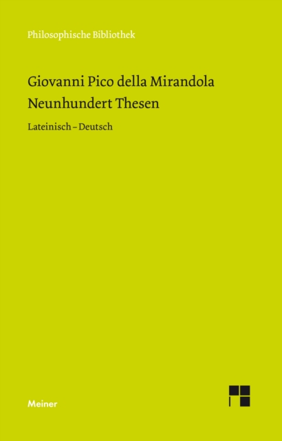Neunhundert Thesen : Zweisprachige Ausgabe, PDF eBook