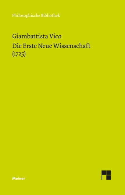 Die Erste Neue Wissenschaft (1725), PDF eBook