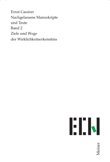 Ziele und Wege der Wirklichkeitserkenntnis, PDF eBook