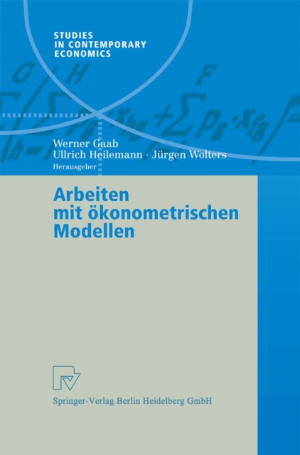 Arbeiten mit okonometrischen Modellen, PDF eBook
