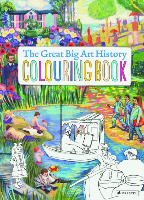 The Great Big Art History Colouring Book, Hardback Book