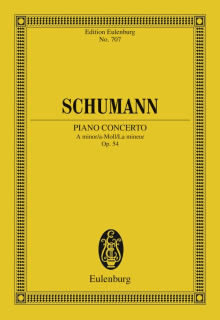 Piano Concerto A minor : Op. 54, PDF eBook