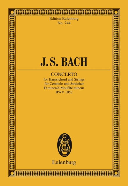 Concerto D minor : for Harpsichord and Strings, BWV 1052, PDF eBook