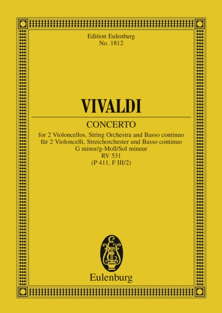 Concerto G minor : RV 531, PDF eBook