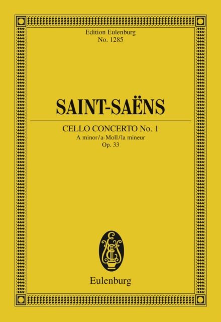 Cello Concerto No. 1 A minor : Op. 33, PDF eBook