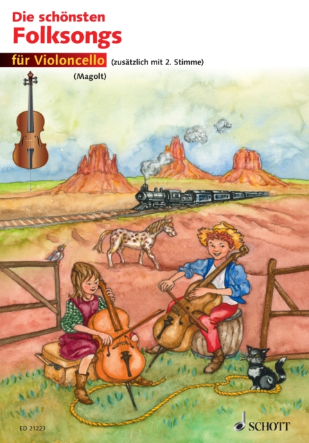 Die schonsten Folksongs : 1-2 Violoncelli, PDF eBook