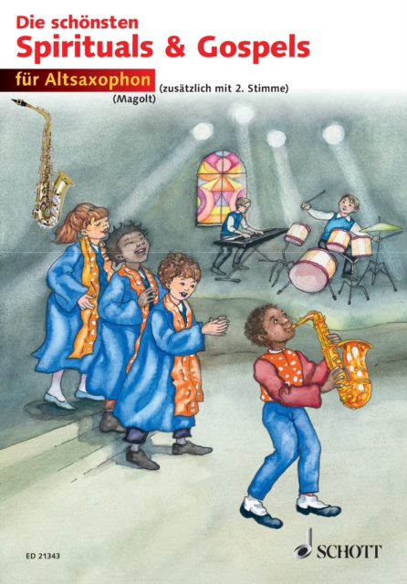 Die schonsten Spirituals & Gospels : 1-2 Alt-Saxophone in Es, PDF eBook