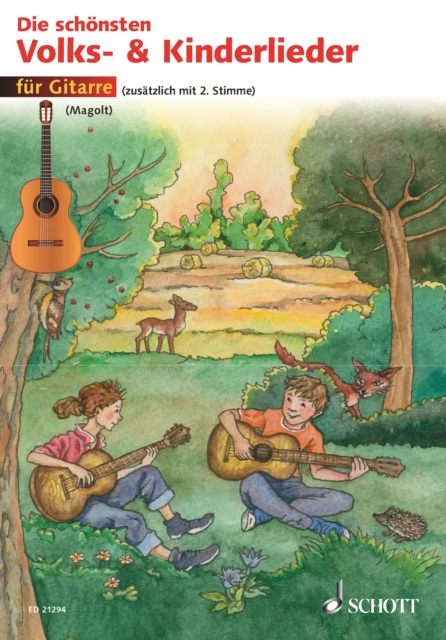 Die schonsten Volks- und Kinderlieder : 1-2 Gitarren, PDF eBook