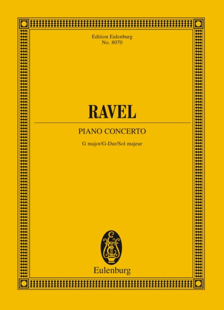 Piano Concerto G major, PDF eBook