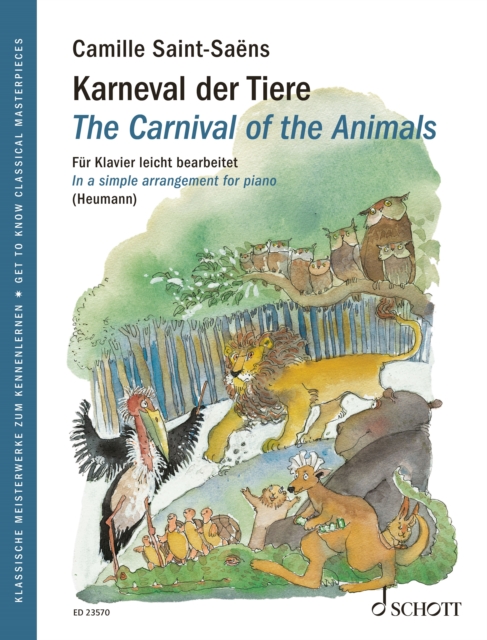 The Carnival of the Animals : In a simple arrangement for piano, PDF eBook