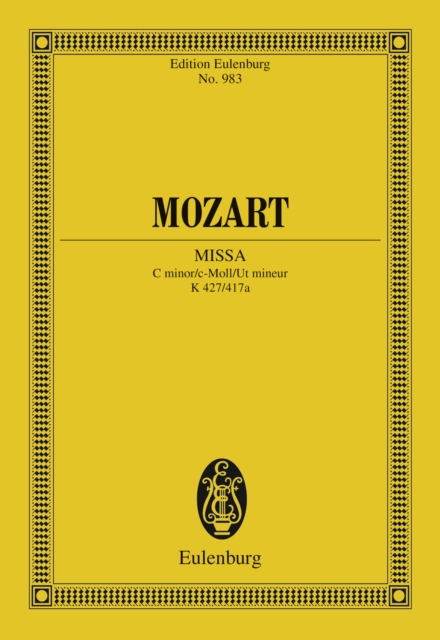 Missa C minor : KV 427/417a, PDF eBook