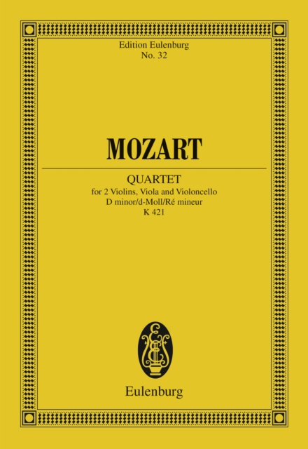 String Quartet D minor : KV 421, PDF eBook