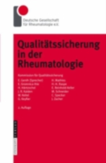 Qualitatssicherung in der Rheumatologie, PDF eBook
