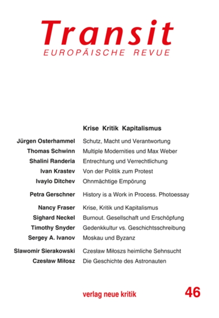 Transit 46. Europaische Revue : Krise Kritik Kapitalismus, PDF eBook