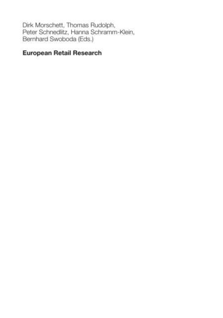 European Retail Research : 2010 | Volume 24 Issue II, PDF eBook