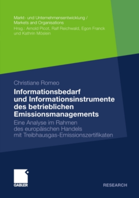 Informationsbedarf und Informationsinstrumente des betrieblichen Emissionsmanagements : Eine Analyse im Rahmen des europaischen Handels mit Treibhausgas-Emissionszertifikaten, PDF eBook