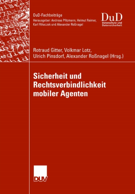 Sicherheit und Rechtsverbindlichkeit mobiler Agenten, PDF eBook