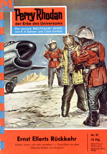 Perry Rhodan 91: Ernst Ellerts Ruckkehr : Perry Rhodan-Zyklus "Atlan und Arkon", EPUB eBook