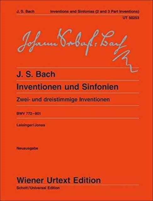 Inventions and Sinfonias Bwv 772-801 : Zwei- Und Dreistimmige Inventionen, Book Book