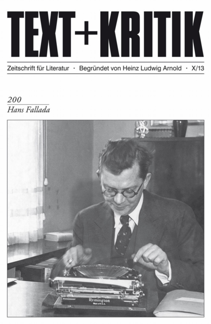 TEXT+KRITIK 200 - Hans Fallada, PDF eBook
