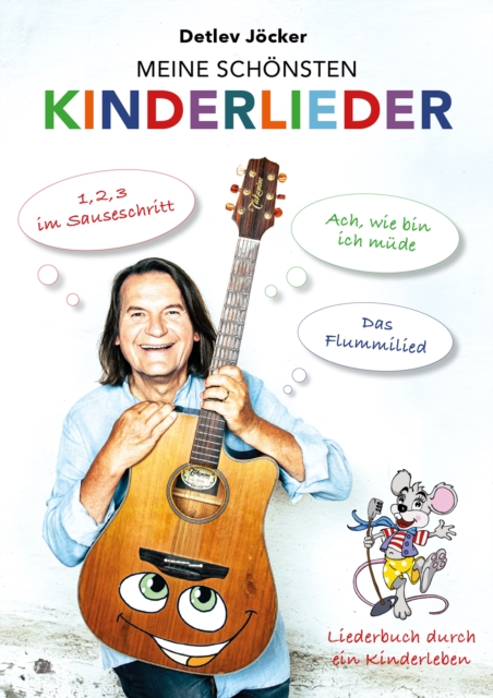 Detlev Jocker: Meine schonsten Kinderlieder (0-9 Jahre) : 80 Kinderhits (1,2,3 im Sauseschritt, Das Wachmacherlied, Das Flummilied u.v.a) Texte, Melodien, Gitarrengriffe, PDF eBook