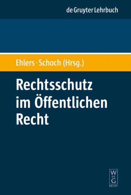 Rechtsschutz im Offentlichen Recht, PDF eBook