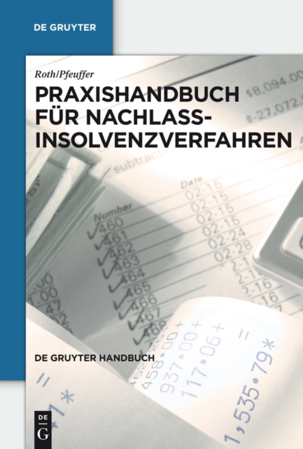 Praxishandbuch fur Nachlassinsolvenzverfahren, PDF eBook