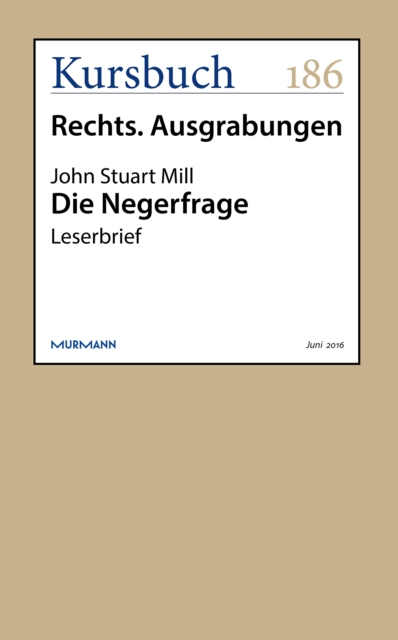 Die Negerfrage : Leserbrief, EPUB eBook